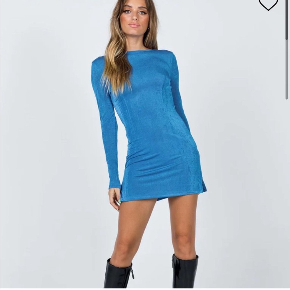 Lionness Montana mini dress in blue